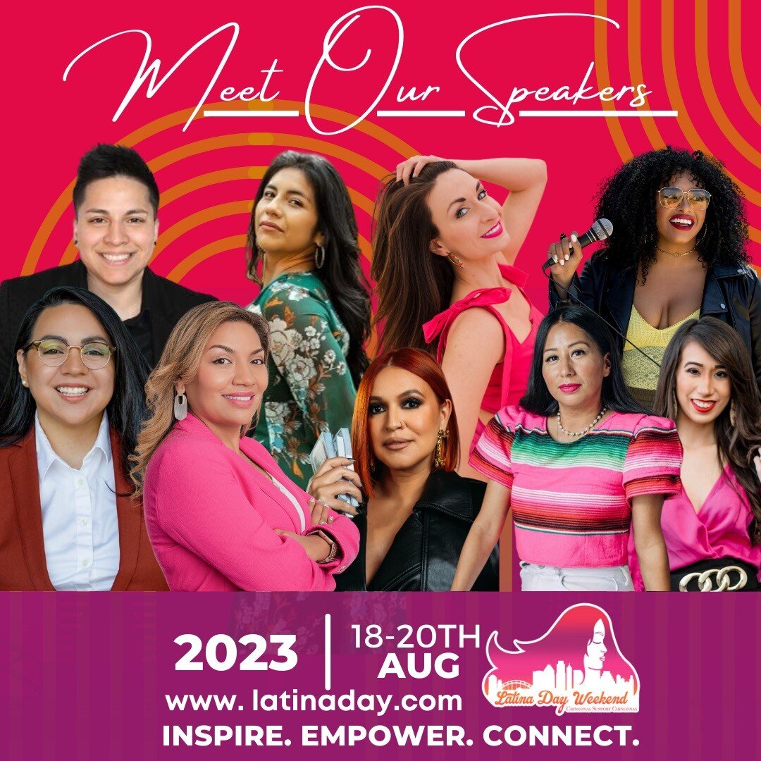 ðŸŒŸ Get Ready to Be Inspired! Meet Our Incredible Guest Speakers for Latina Day Weekend 2023! ðŸŒŸ
We are beyond excited to introduce you to this year's lineup of phenomenal guest speakers who will grace Latina Day ATX Weekend with their empowering pre